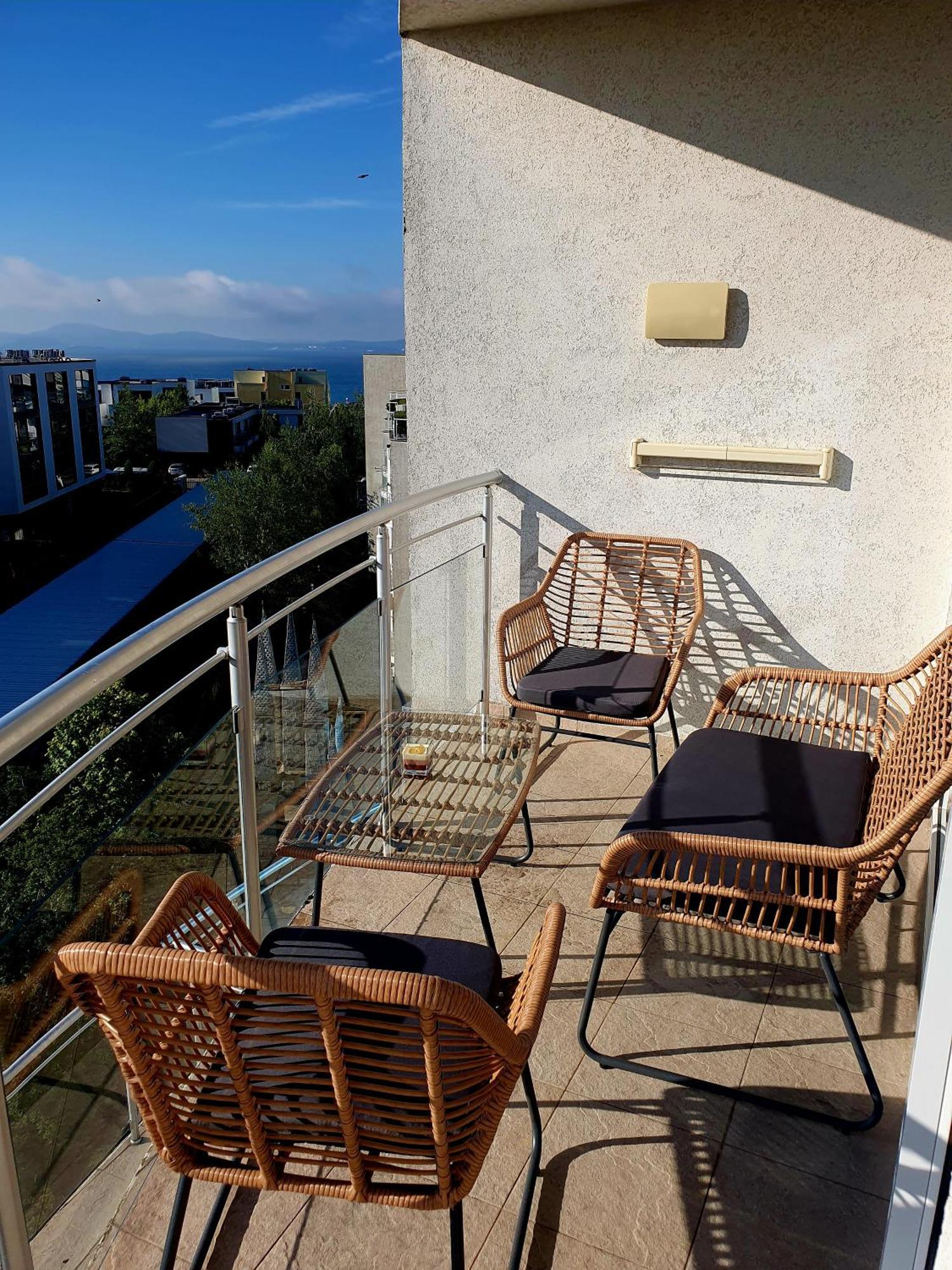 Elena'S Lux Aparthotel - Town & Sea View - Atlantis Spa Sarafovo Luaran gambar